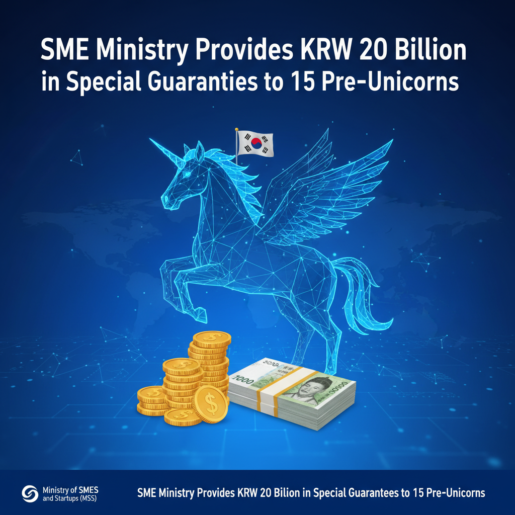 SME Ministry Provides KRW 20 Billion in Special Guarantees to 15 Pre-Unicorns