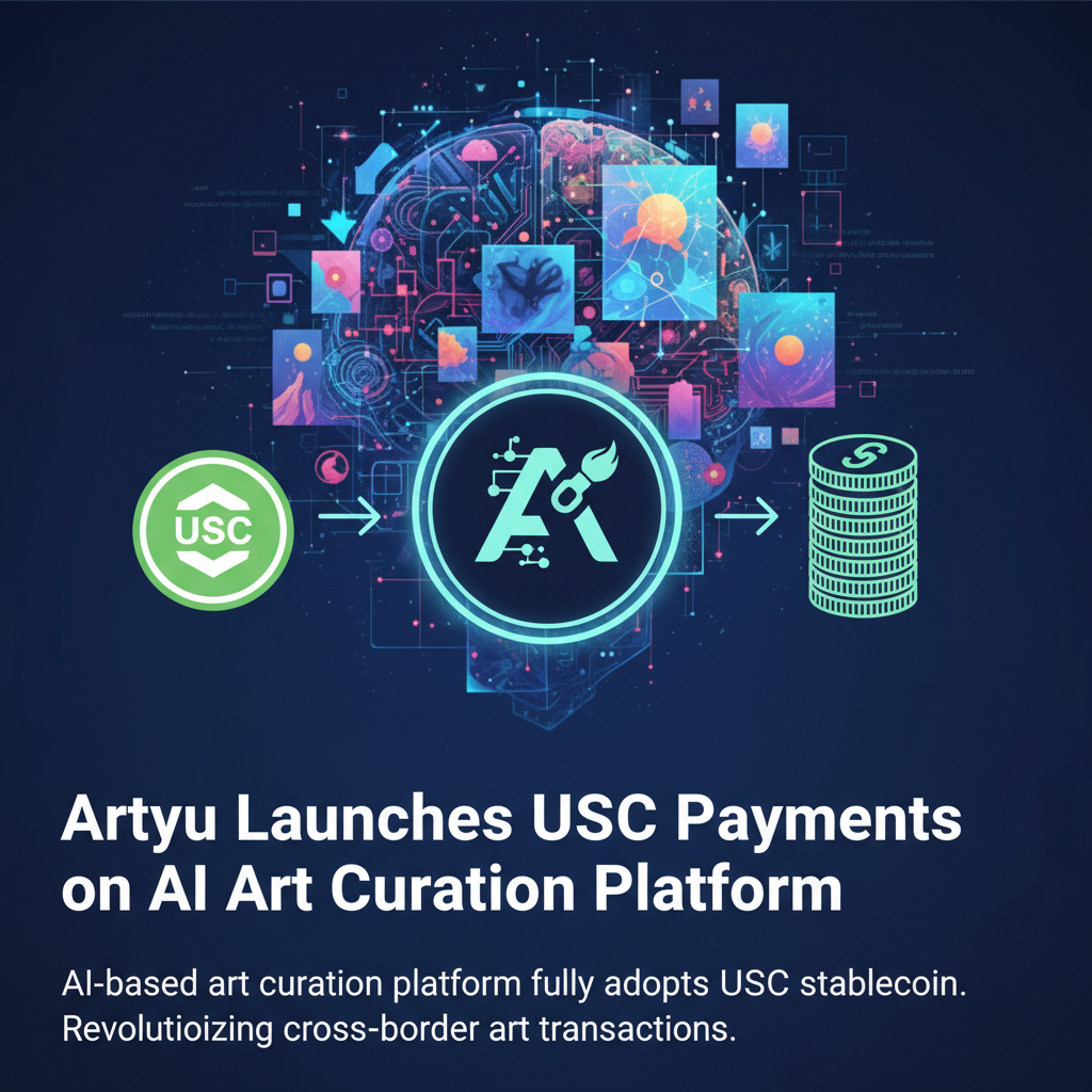 Artyu Launches USDC Payments on AI Art Curation Platform
