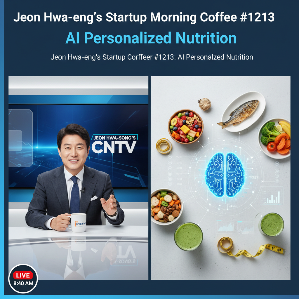Jeon Hwa-seong's Startup Morning Coffee #1213: AI Personalized Nutrition