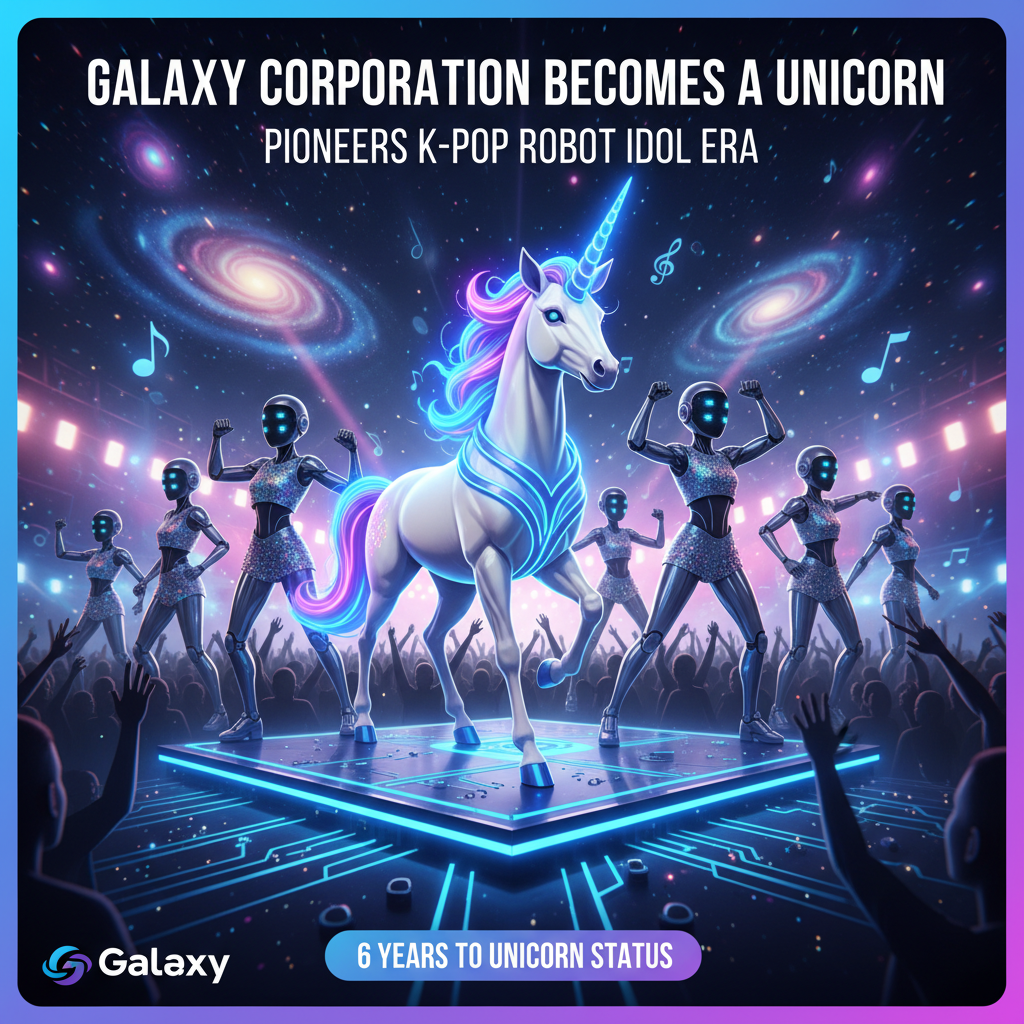 Galaxy Corporation Becomes a Unicorn, Pioneers K-Pop Robot Idol Era