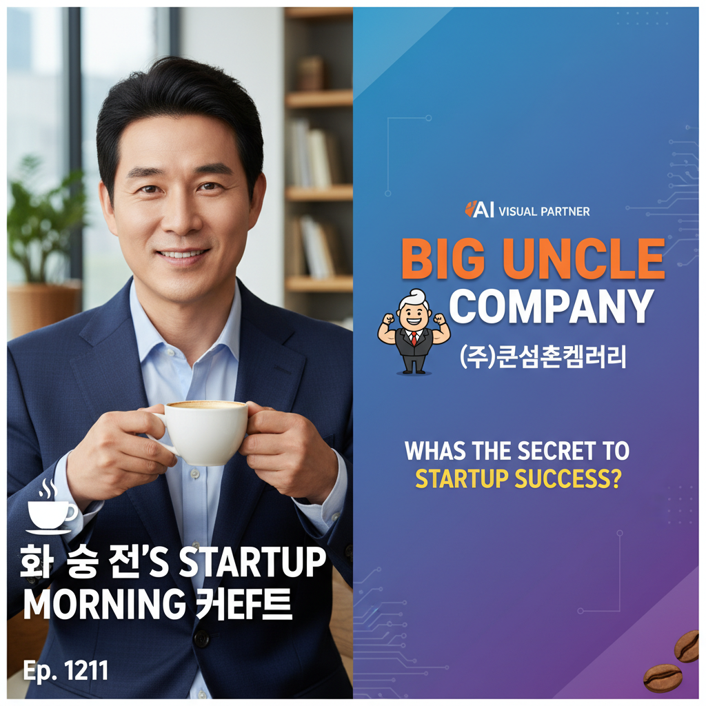 Hwasung Jeon's Startup Morning Coffee Ep. 1211: Big Uncle Company, What's the Secret to Startup Success?