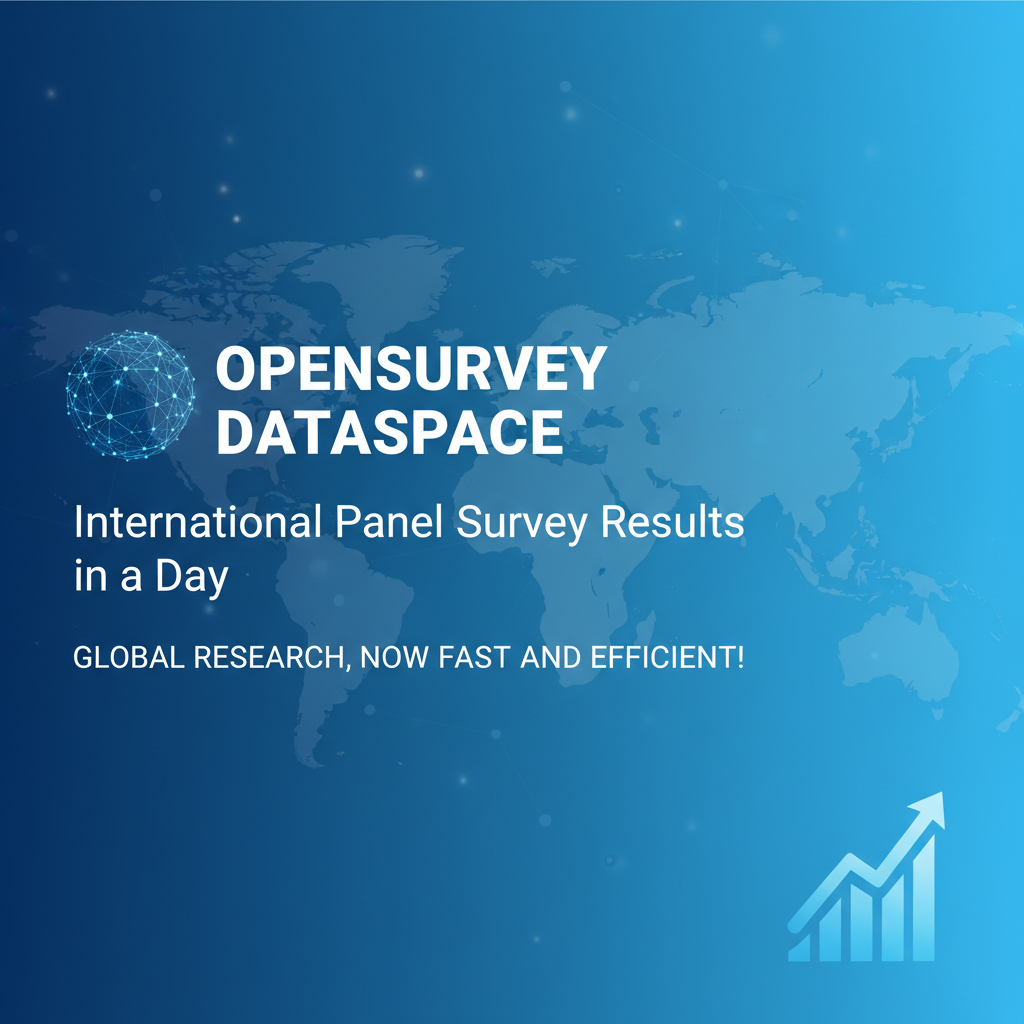 Opensurvey Dataspace: International Panel Survey Results in a Day