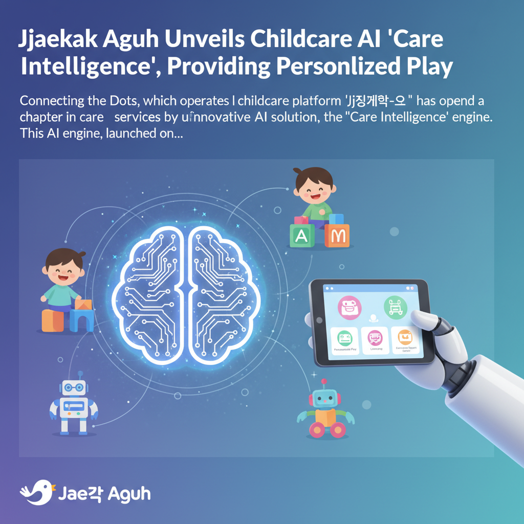 Jjaekak Aguh Unveils Childcare AI 'Care Intelligence,' Providing Personalized Play