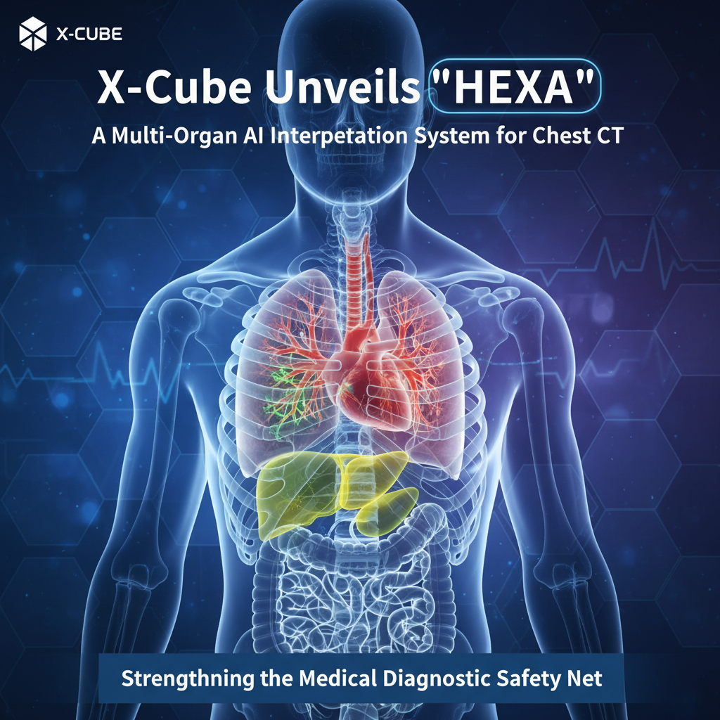 X-Cube Unveils 'HEXA', a Multi-Organ AI Interpretation System for Chest CT