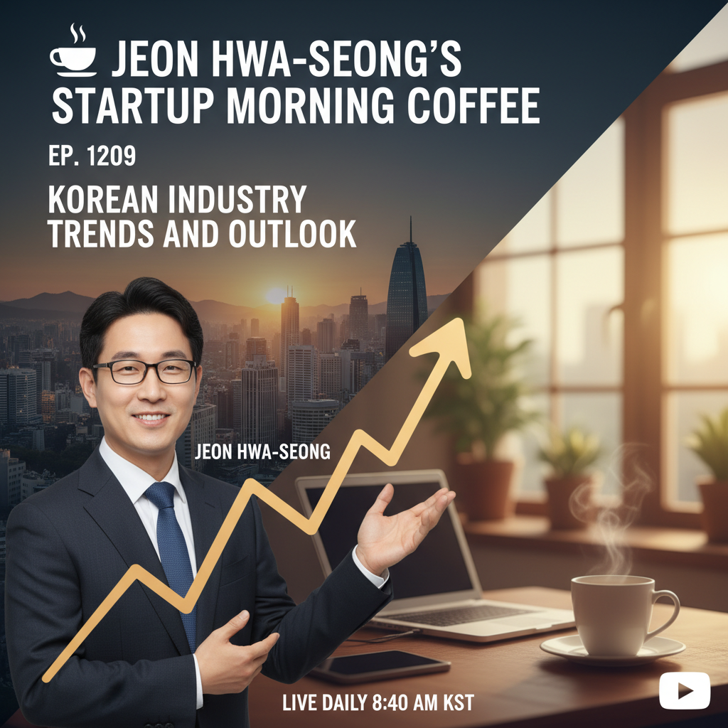 Jeon Hwa-seong's Startup Morning Coffee Ep. 1209: Korean Industry Trends and Outlook