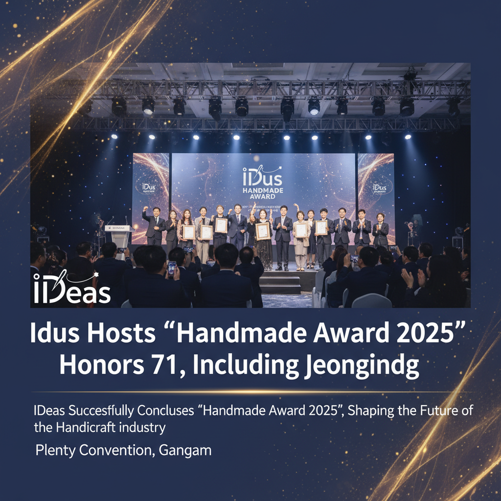 Idus Hosts 'Handmade Award 2025' and Honors 71, Including Jeongindang