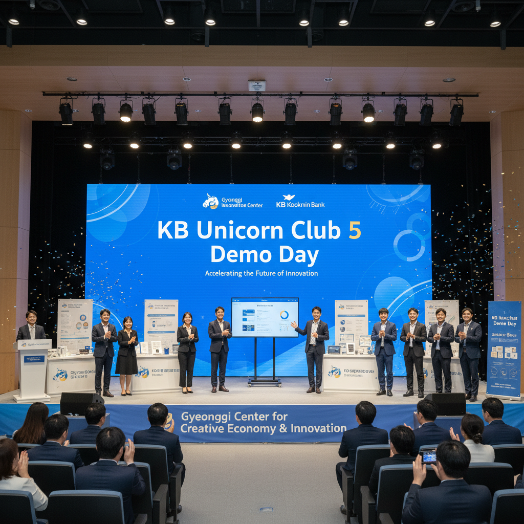 Gyeonggi Innovation Center, KB Kookmin Bank: KB Unicorn Club 5 Demo Day