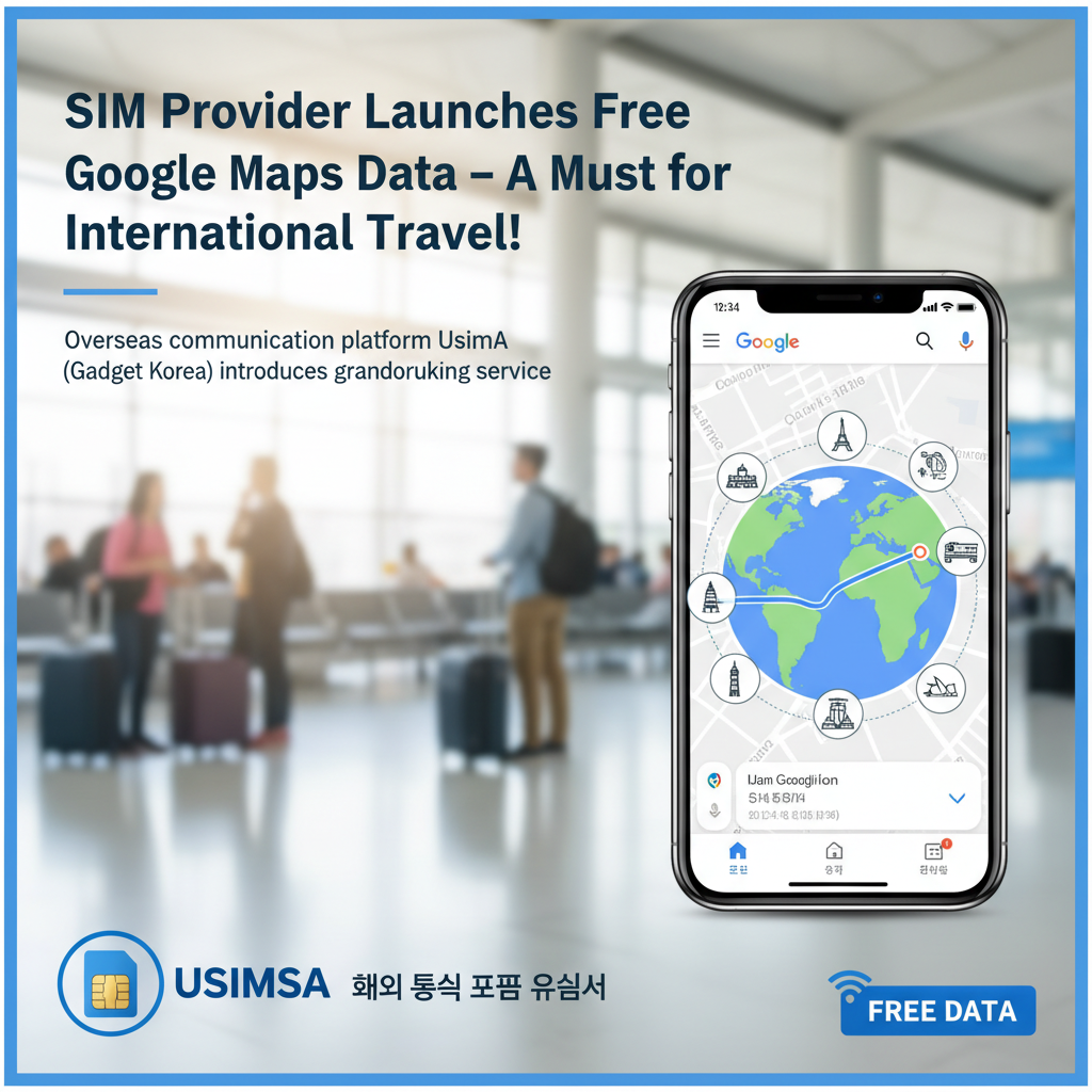 SIM Provider Launches Free Google Maps Data – A Must for International Travel!