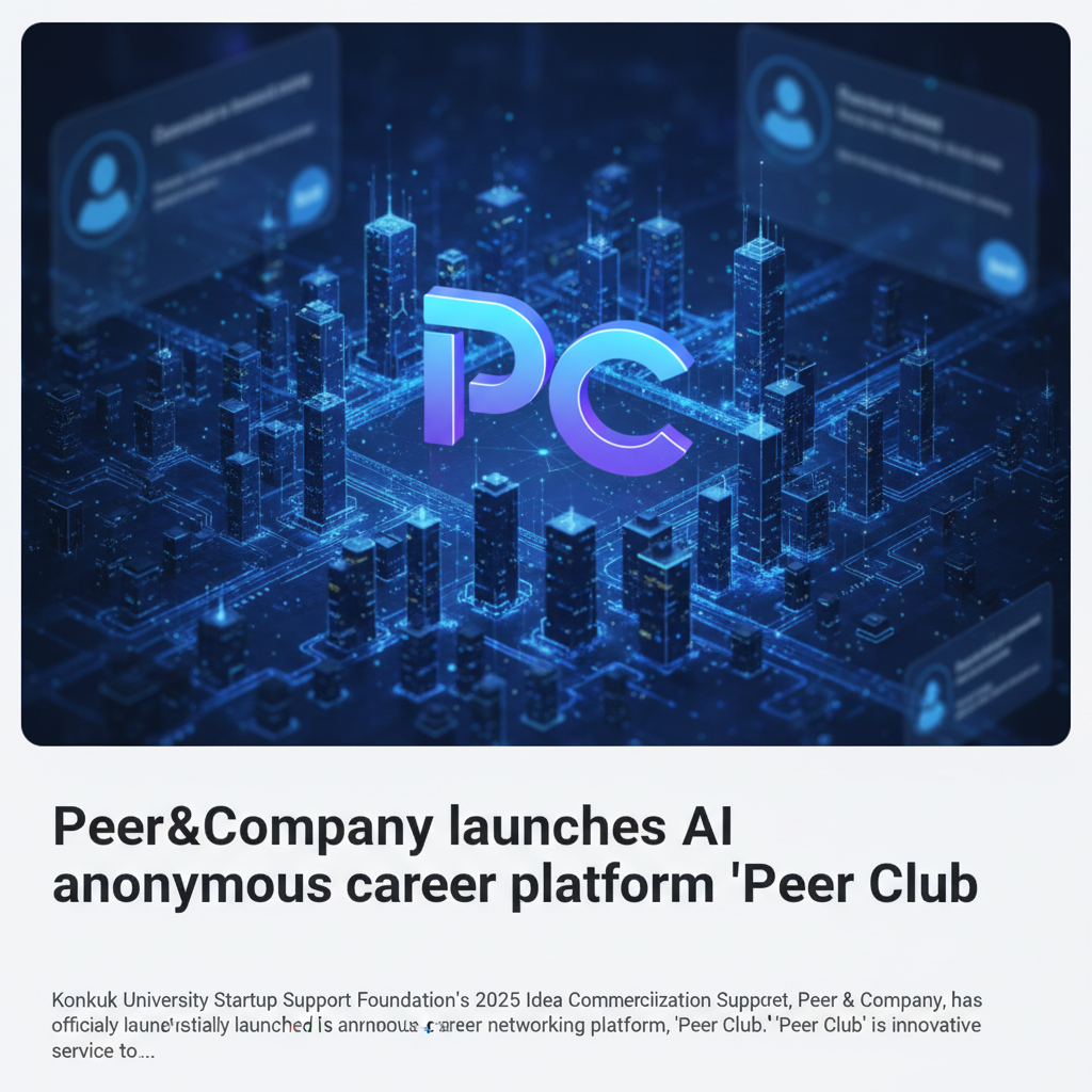 Peer&Company launches AI anonymous career platform 'Peer Club'