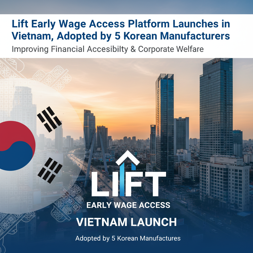 Lift Early Wage Access Platform Launches in Vietnam, Adopted by 5 Korean Manufacturers