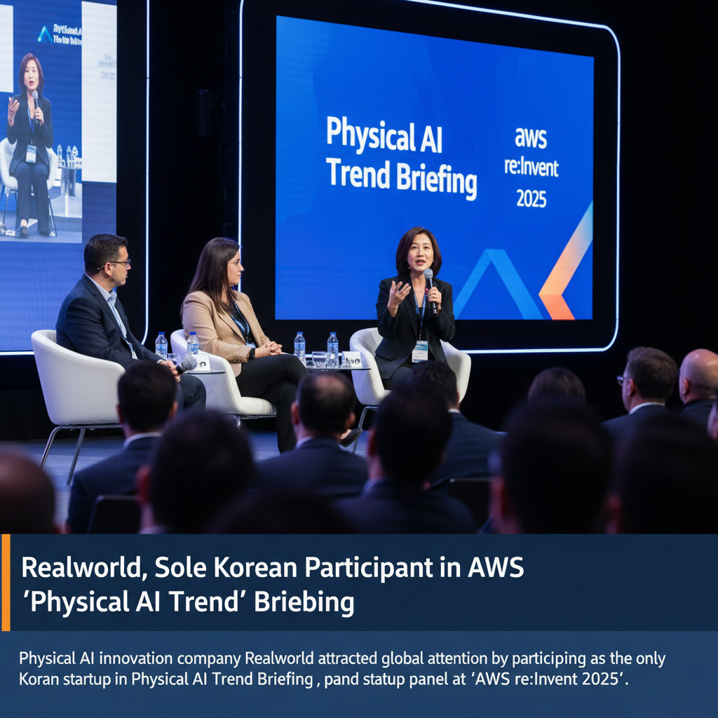 Realworld, Sole Korean Participant in AWS re:Invent's 'Physical AI Trend' Briefing