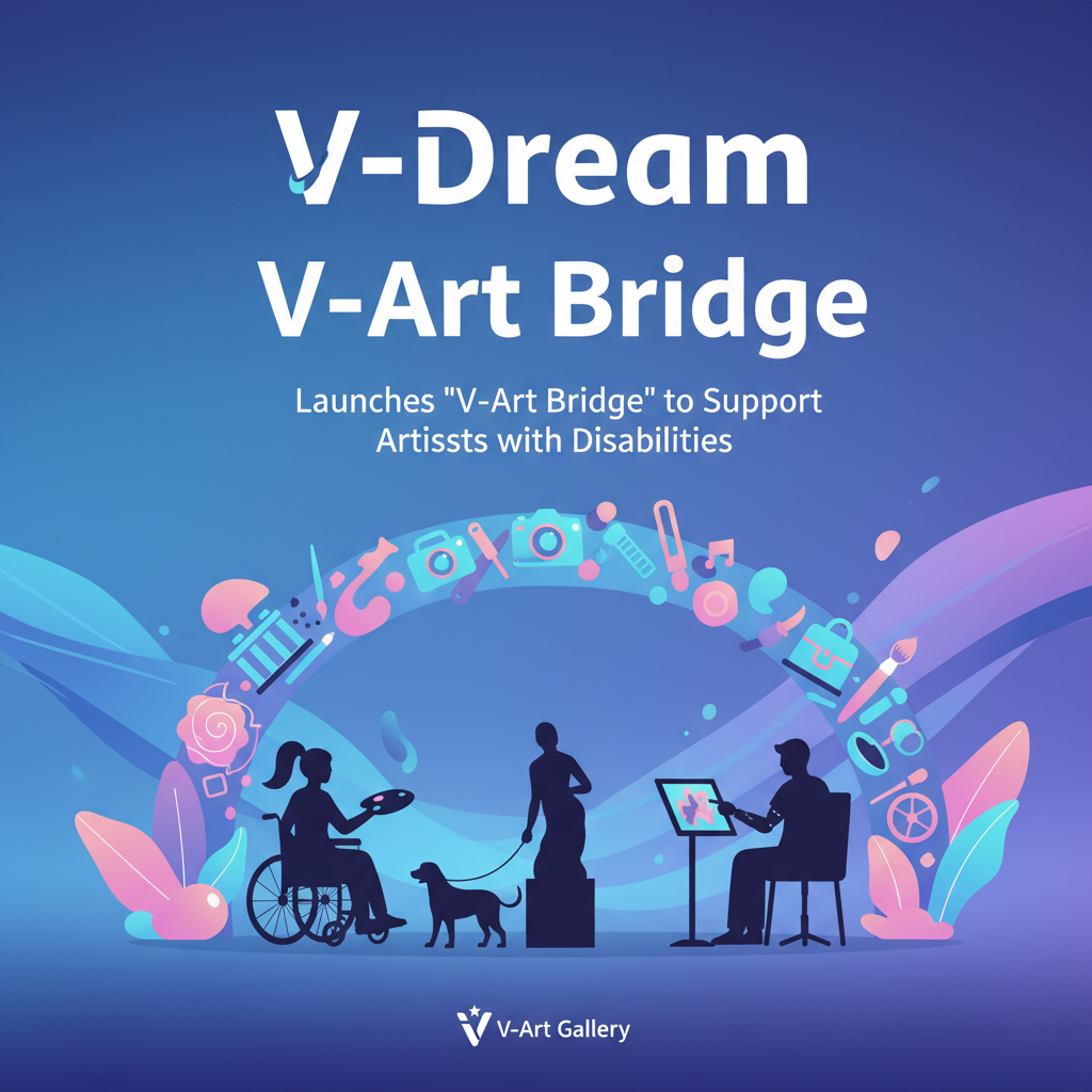 V-Dream Launches 'V-Art Bridge' to Support Artists with Disabilities