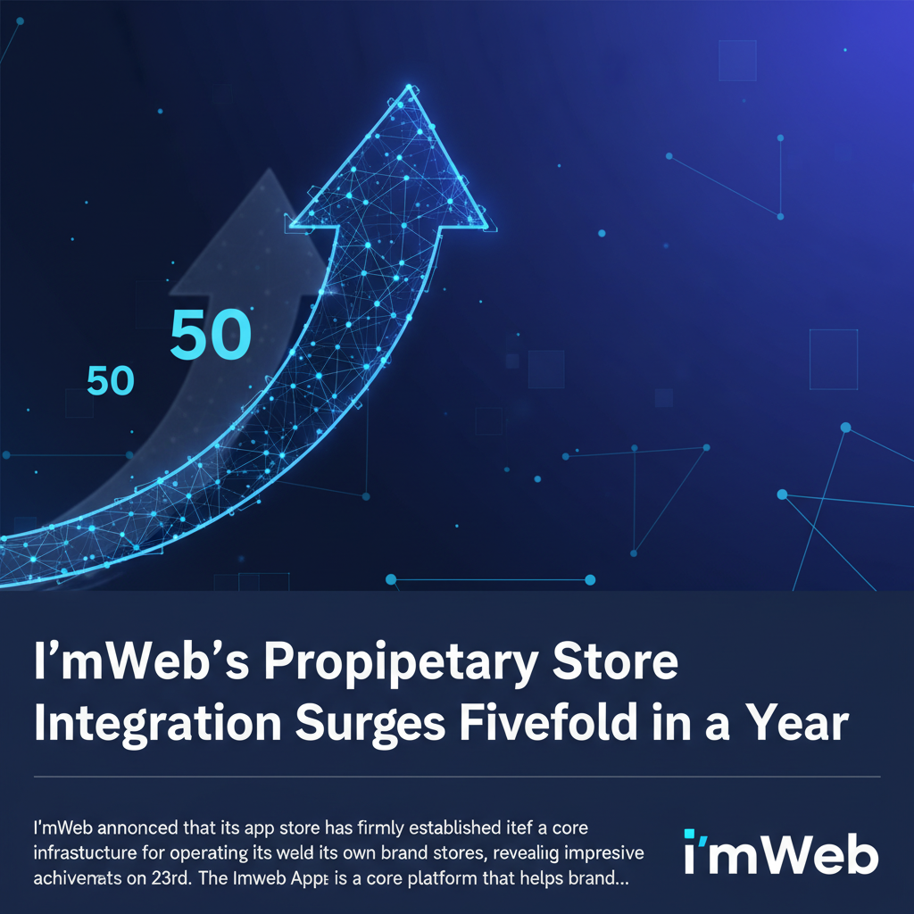 I'mWeb's Proprietary Store Integration App Surges Fivefold in a Year
