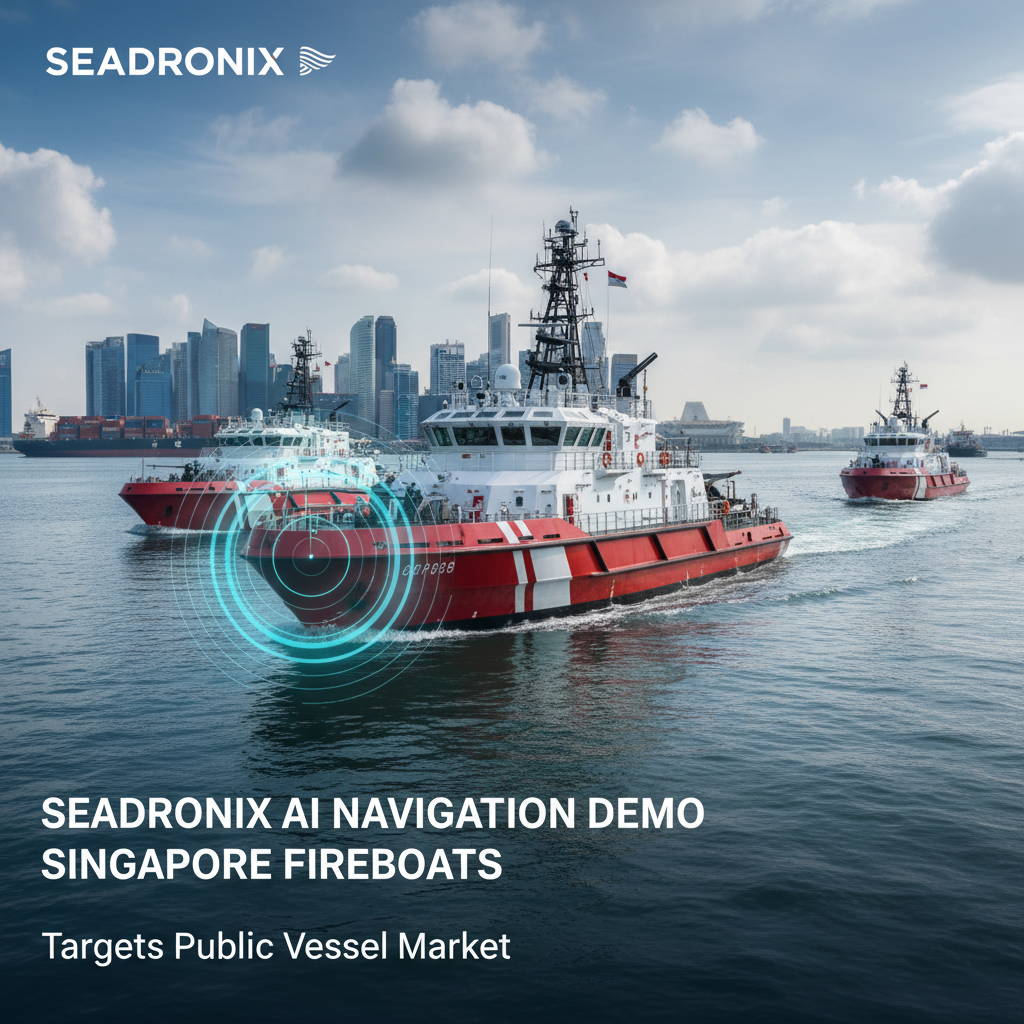 SEADRONIX Completes AI Navigation Demo on Singapore Fireboats, Targets Public Vessel Market