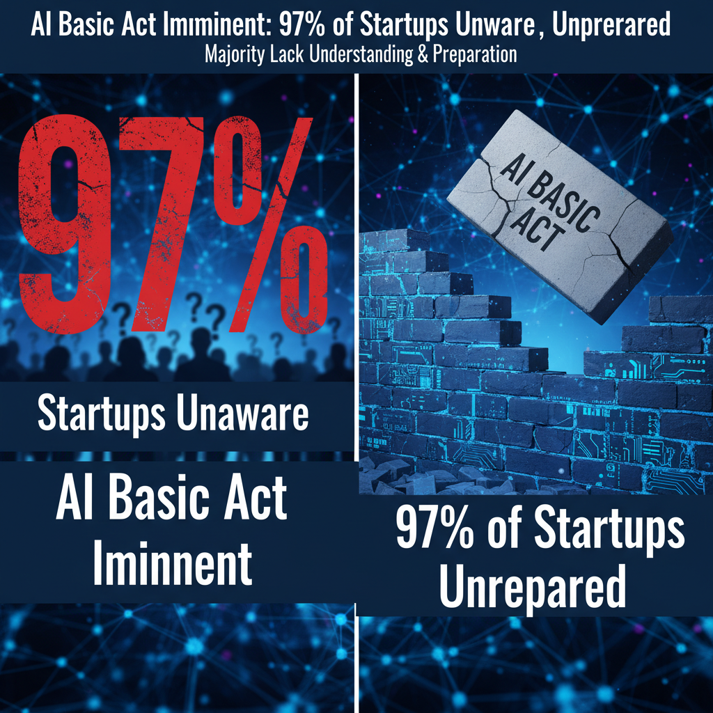 AI Basic Act Imminent: 97% of Startups Unaware, Unprepared