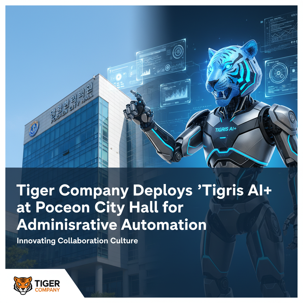 Tiger Company Deploys 'Tigris AI+' at Pocheon City Hall for Administrative Automation
