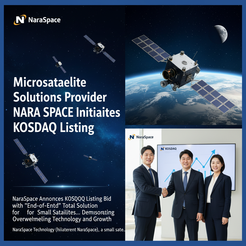 Microsatellite Solutions Provider NARA SPACE Initiates KOSDAQ Listing