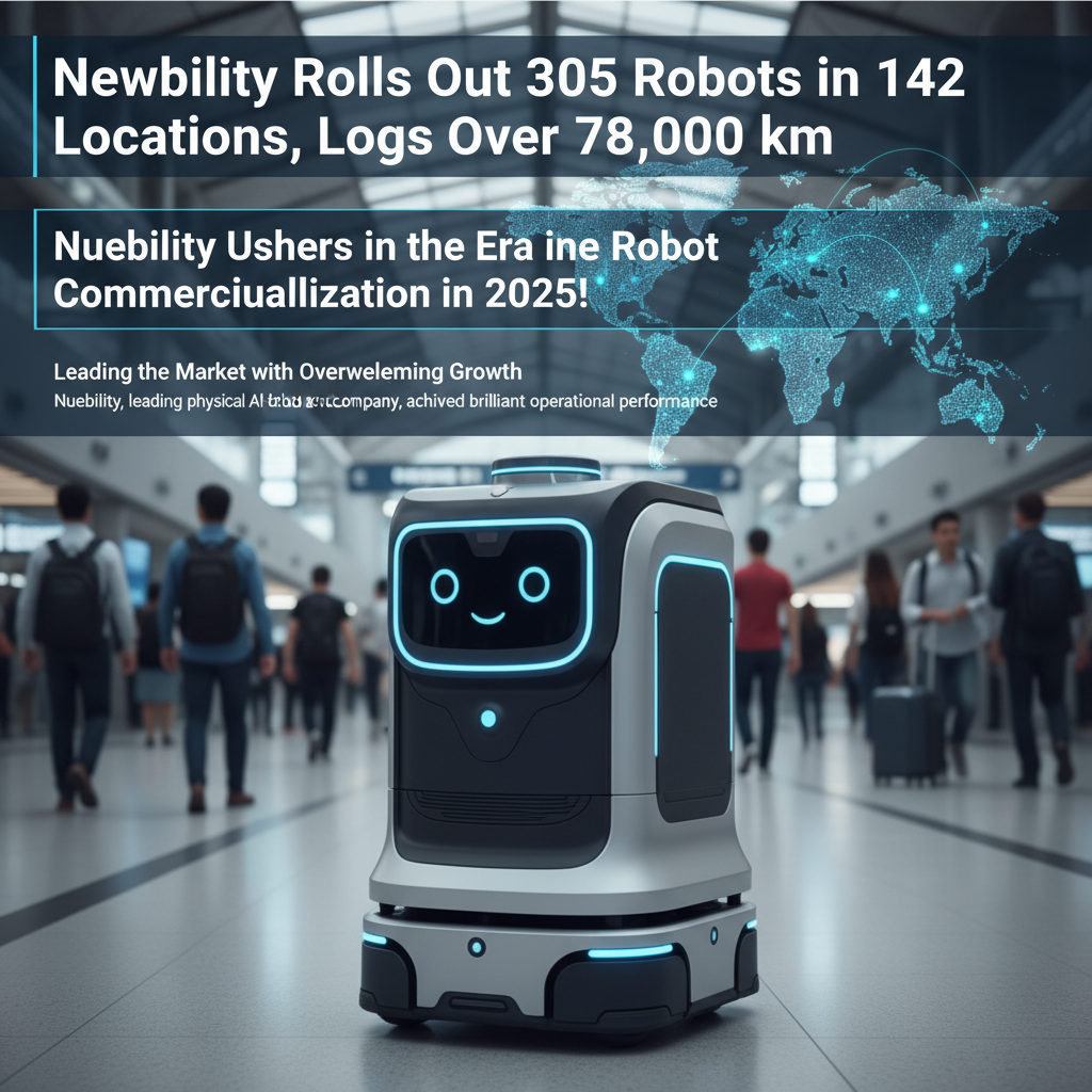 Newbility Rolls Out 305 Robots in 142 Locations, Logs Over 78,000 km
