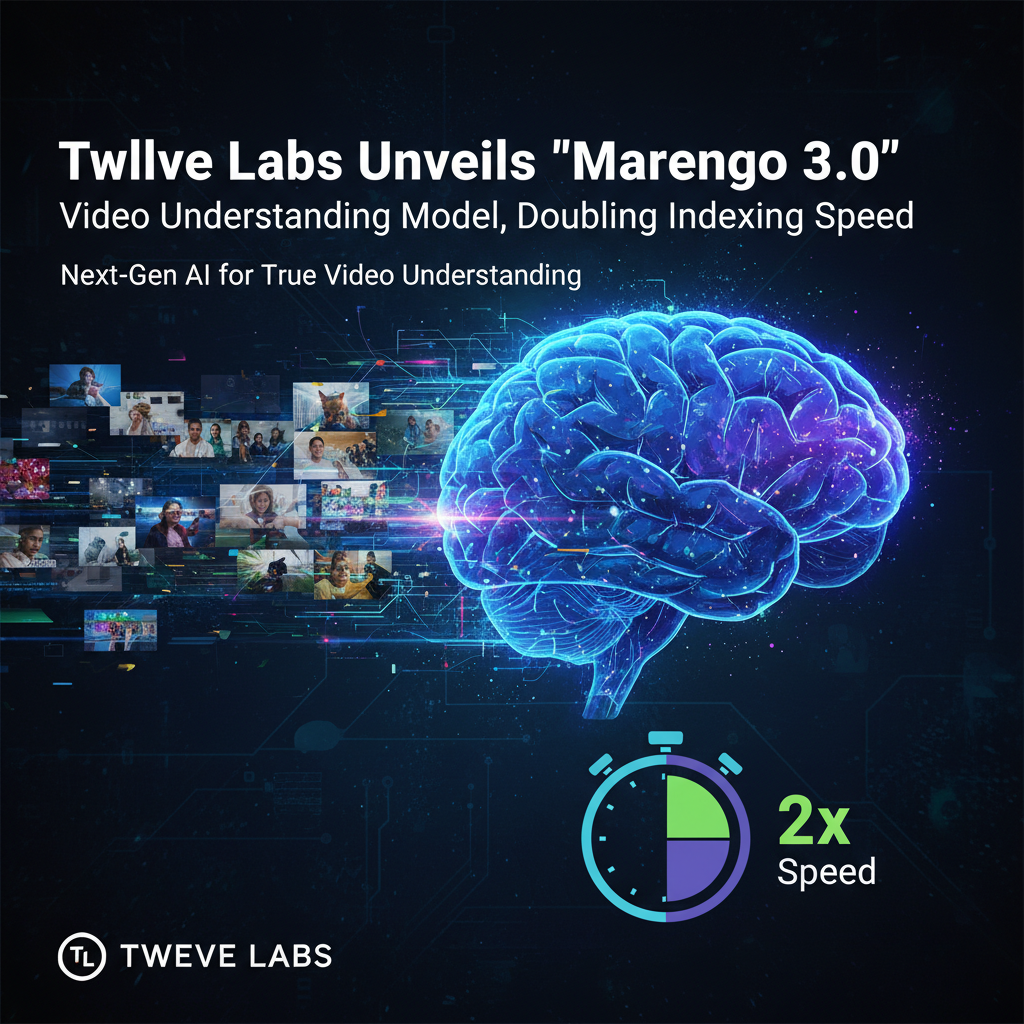 Twelve Labs Unveils 'Marengo 3.0' Video Understanding Model, Doubling Indexing Speed