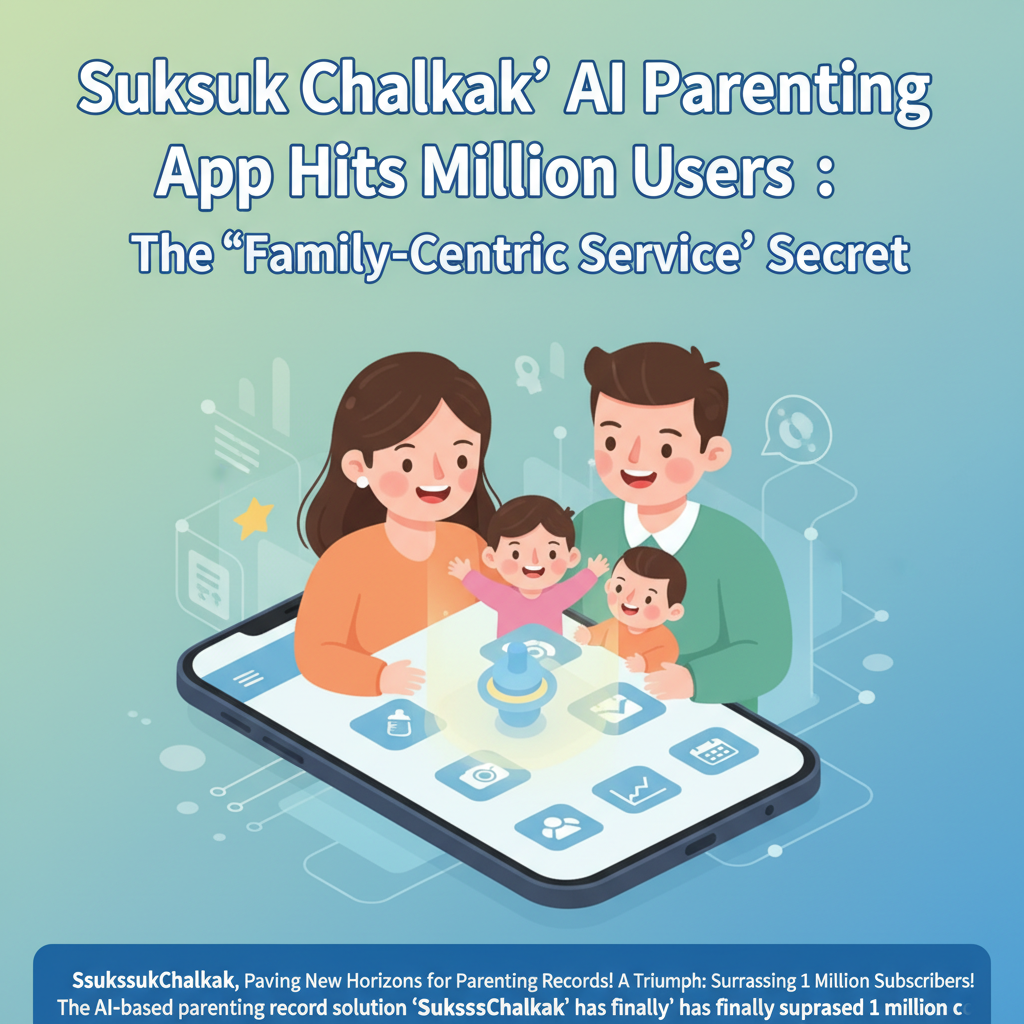'Suksuk Chalkak' AI Parenting App Hits 1 Million Users: The 'Family-Centric Service' Secret