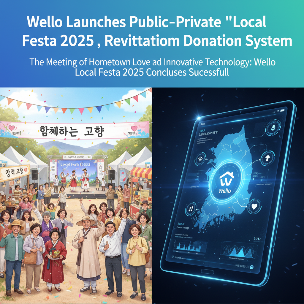 Wello Launches Public-Private 'Local Festa 2025,' Revitalizing Hometown Donation System