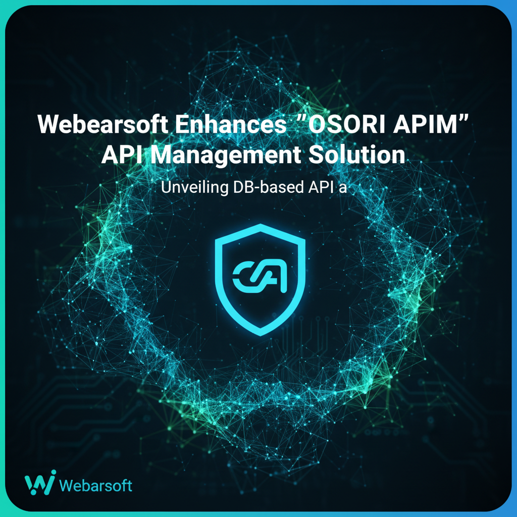 Webearsoft Enhances 'OSORI APIM' API Management Solution