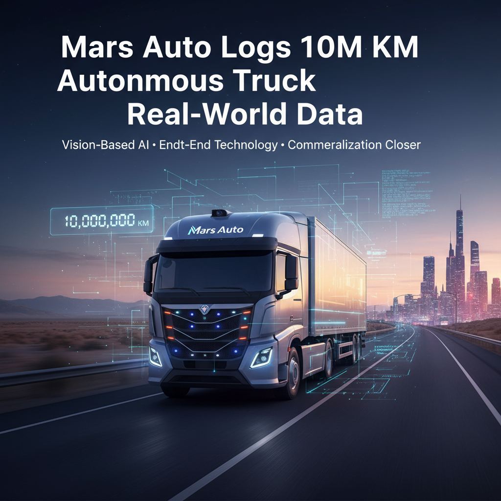 Mars Auto Logs 10M KM Autonomous Truck Real-World Data