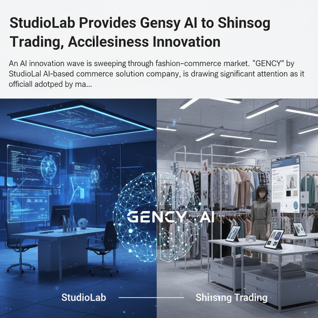 StudioLab Provides Gensy AI to Shinseong Trading, Accelerating Business Innovation