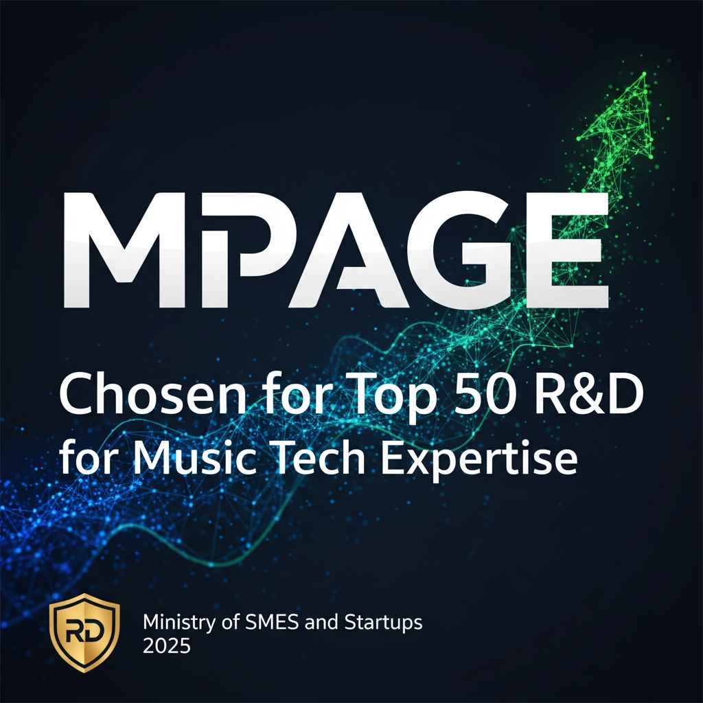 MPAGE Chosen for Top 50 R&D for Music Tech Expertise