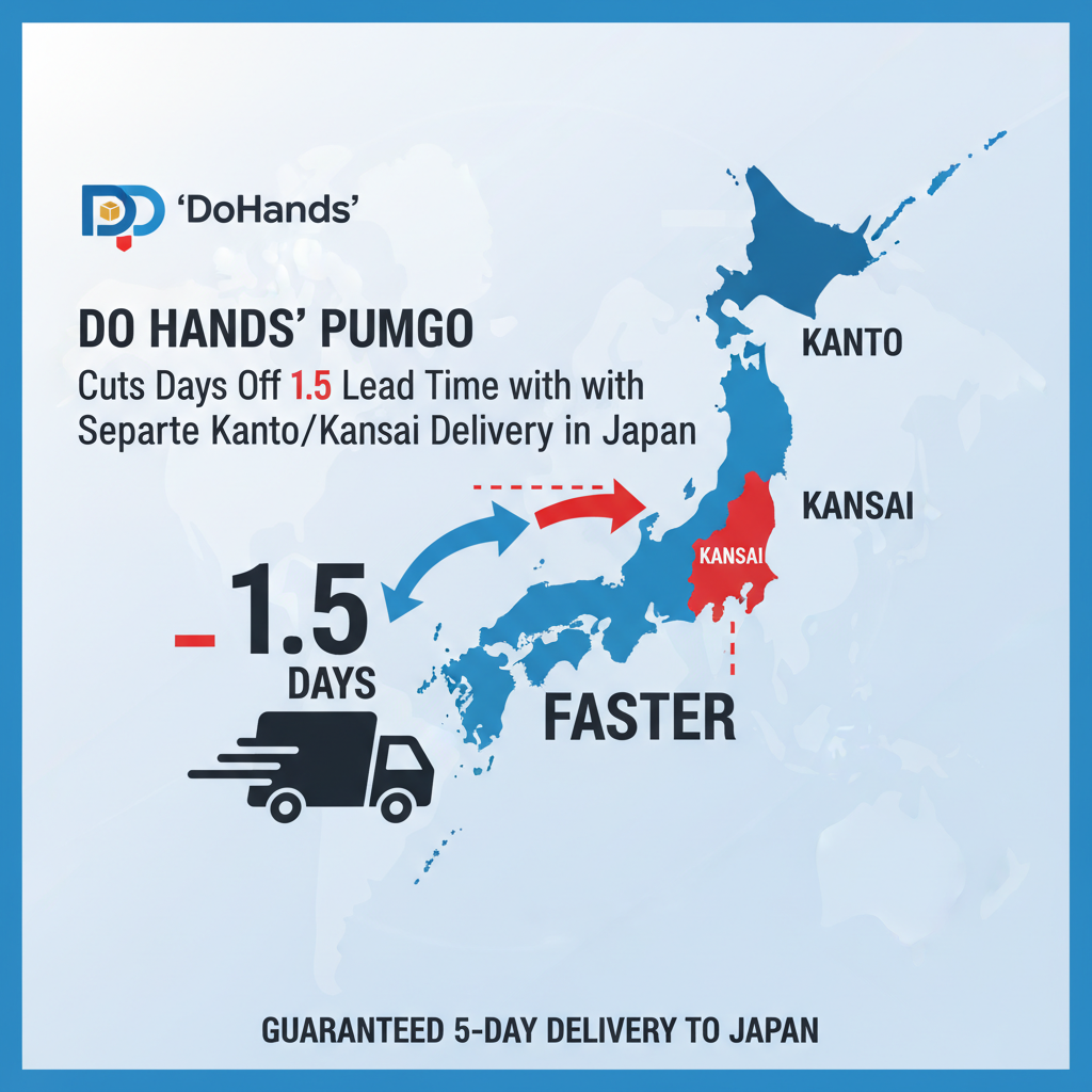 DoHands' Pumgo Cuts 1.5 Days Off Lead Time with Separate Kanto/Kansai Delivery in Japan
