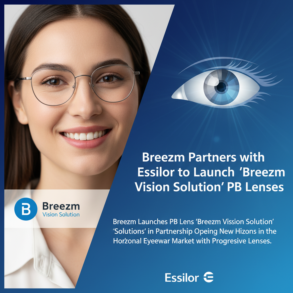 Breezm Partners with Essilor to Launch 'Breezm Vision Solution' PB Lenses