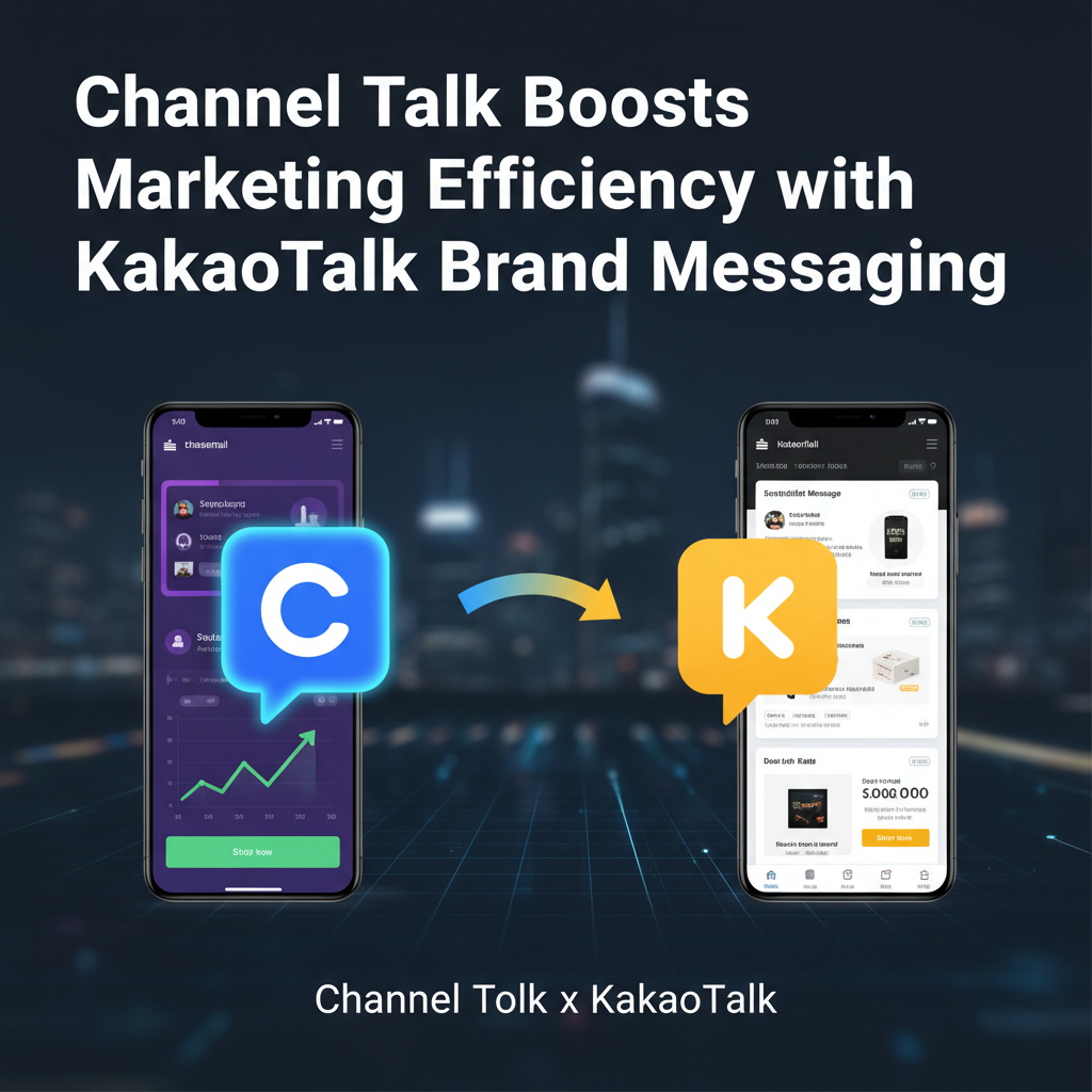 Channel Talk Boosts Marketing Efficiency with KakaoTalk Brand Messaging