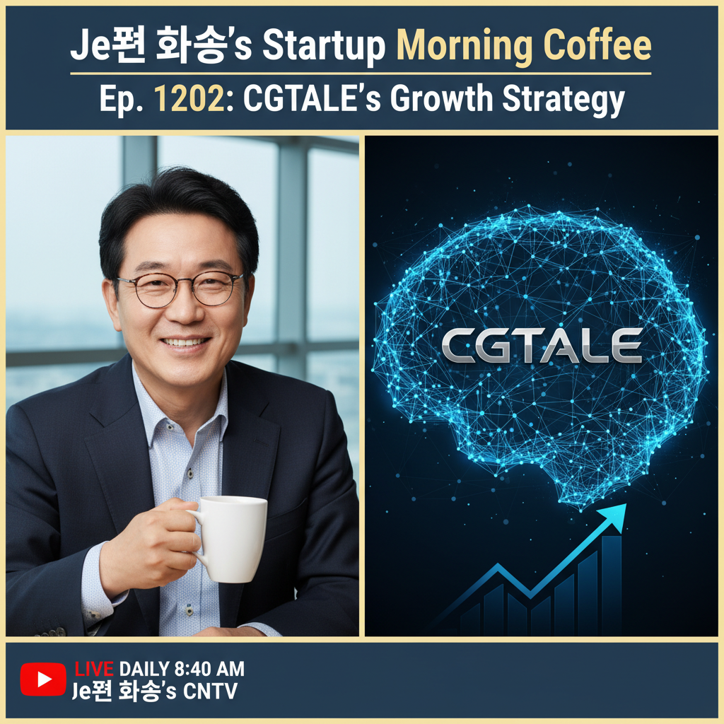 Jeon Hwa-sung's Startup Morning Coffee, Ep. 1202: CGTALE's Growth Strategy