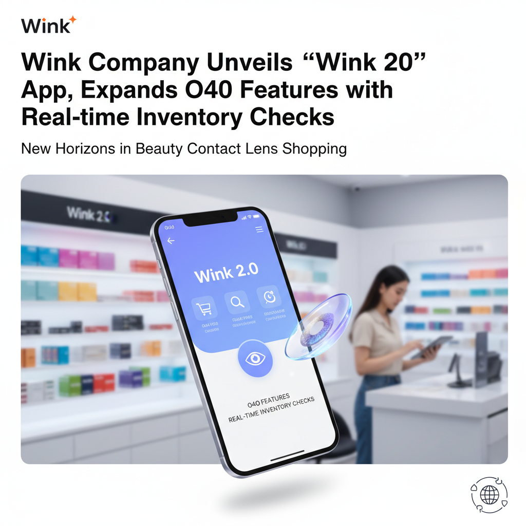 Wink Company Unveils 'Wink 2.0' App, Expands O4O Features with Real-time Inventory Checks