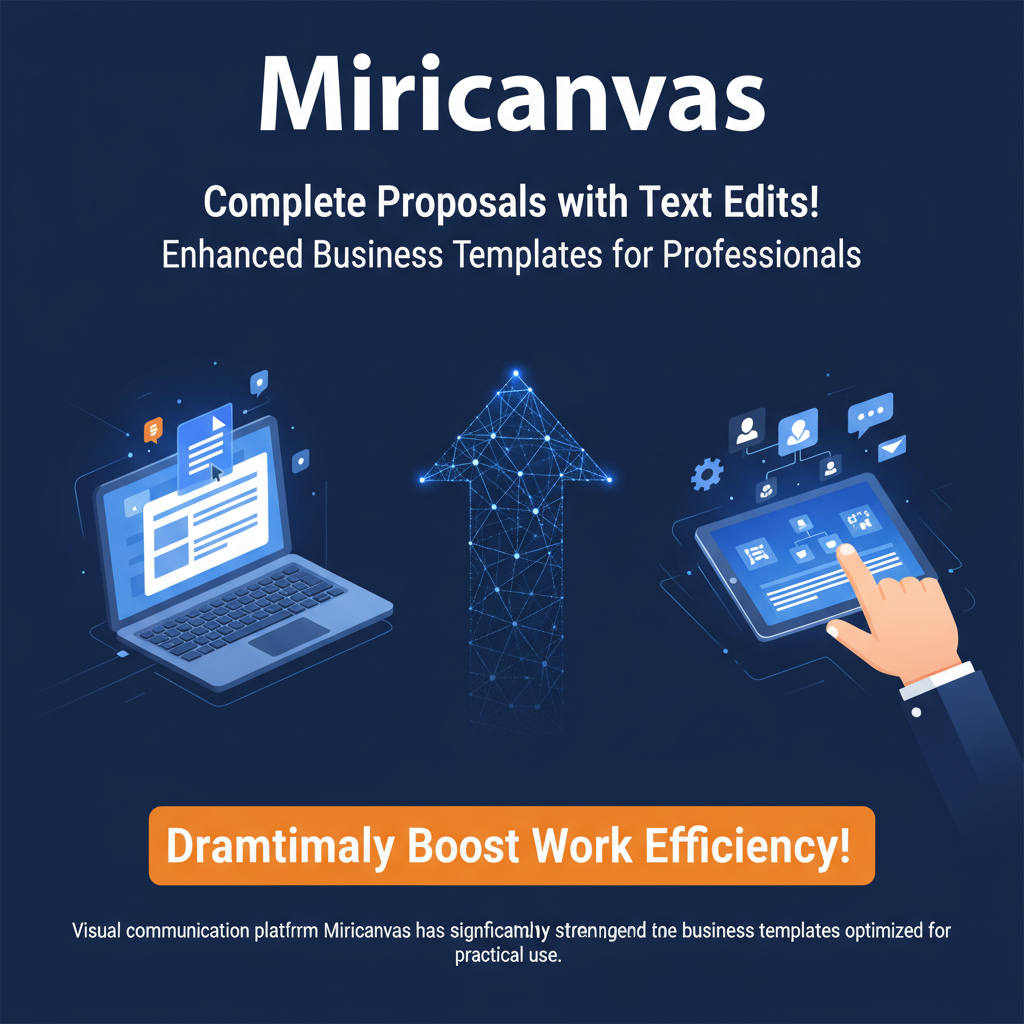 Miricanvas: Complete Proposals with Text Edits! Enhanced Business Templates for Professionals