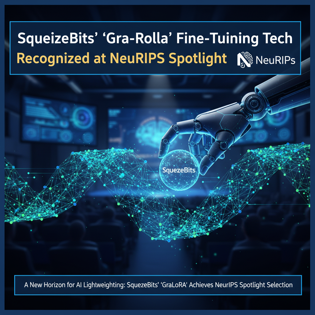 SqueezeBits' 'Gra-Rolla' Fine-Tuning Tech Recognized at NeuRIPS Spotlight