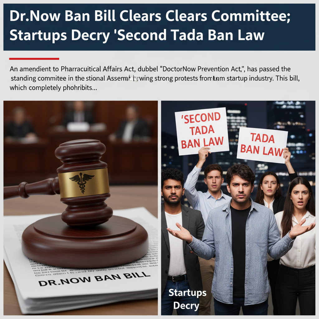 Dr.Now Ban Bill Clears Committee; Startups Decry 'Second Tada Ban Law'
