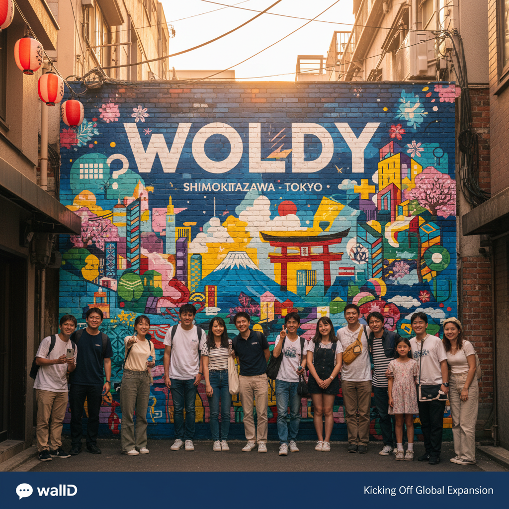 Woldy Debuts First Street Art in Shimokitazawa, Tokyo, Kicking Off Global Expansion