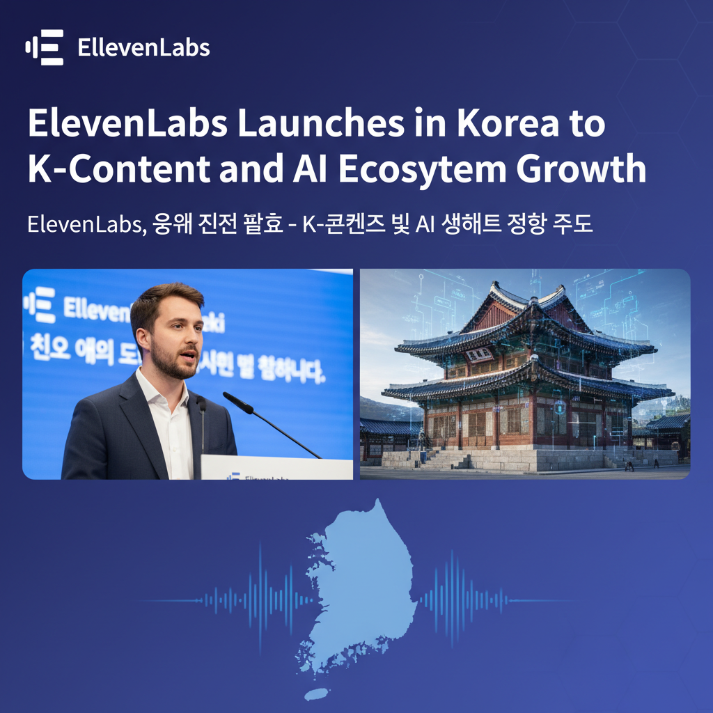 ElevenLabs Launches in Korea to Drive K-Content and AI Ecosystem Growth