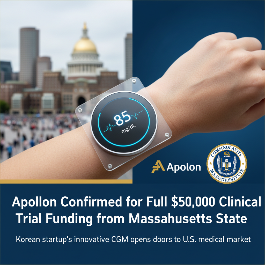 Apollon Confirmed for Full $50,000 Clinical Trial Funding from Massachusetts State