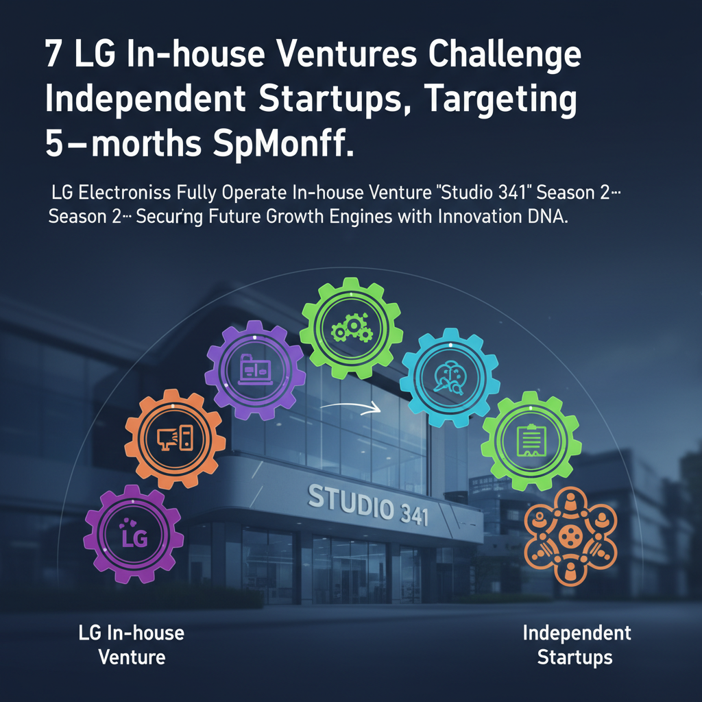 7 LG In-house Ventures Challenge Independent Startups, Targeting 5-Month Spinoff
