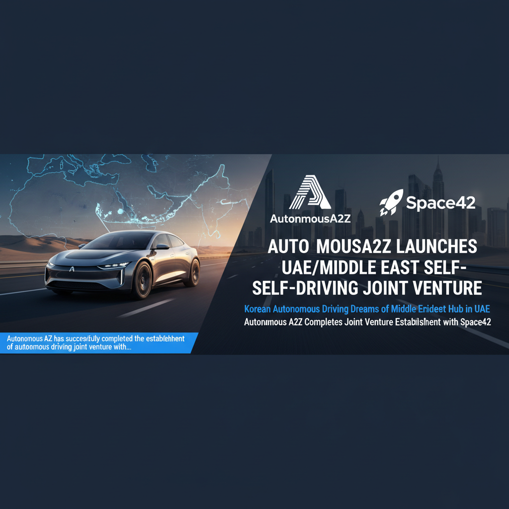 AutonomousA2Z Launches UAE/Middle East Self-Driving Joint Venture
