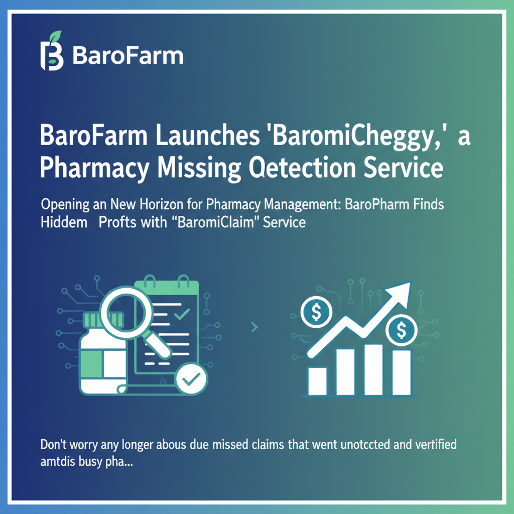 BaroFarm Launches 'BaromiCheonggu', a Pharmacy Missing Claim Detection Service