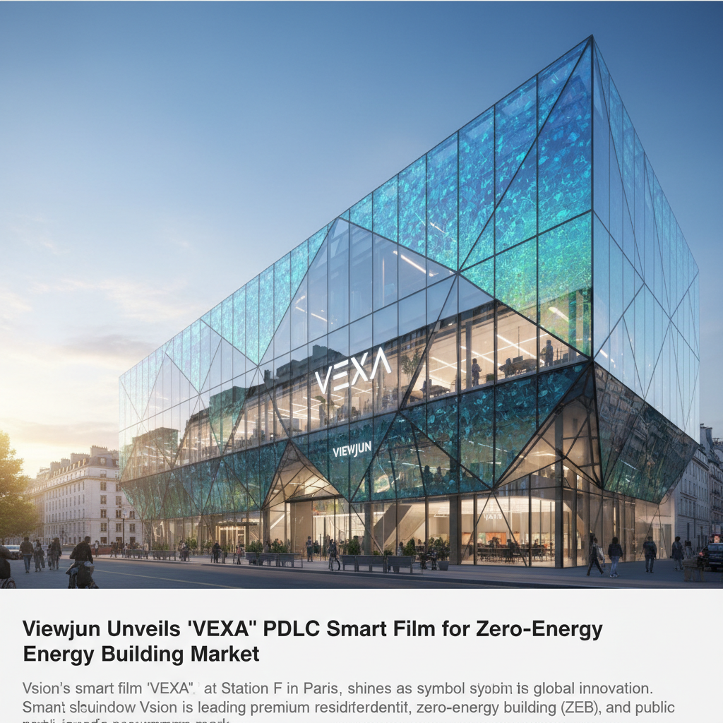 Viewjun Unveils 'VEXA' PDLC Smart Film for Zero-Energy Building Market