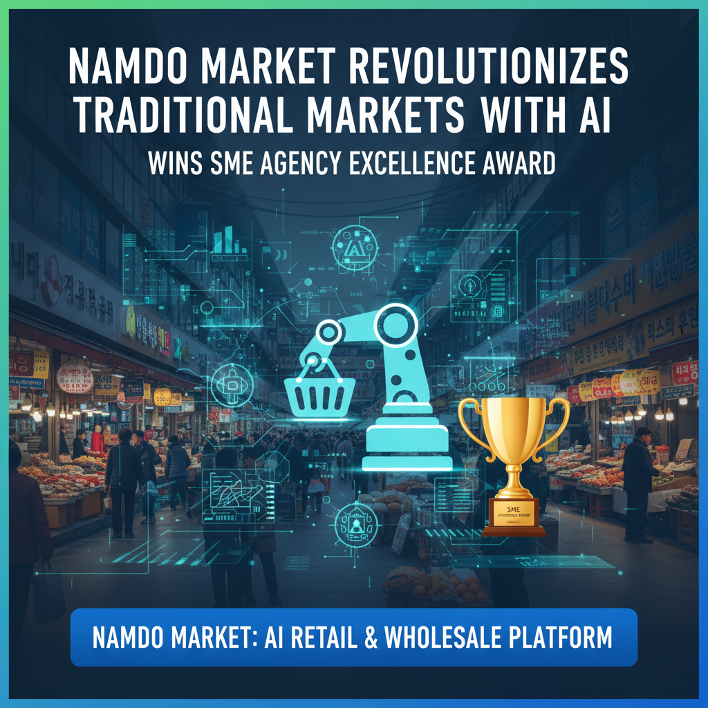 Namdo Market Revolutionizes Traditional Markets with AI, Wins SME Agency Excellence Award