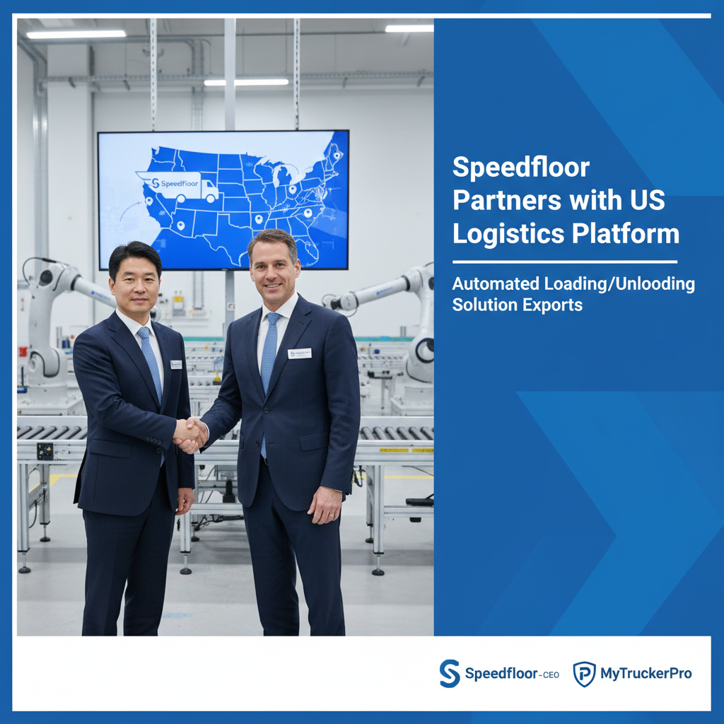 Speedfloor Partners with US Logistics Platform for Automated Loading/Unloading Solution Exports