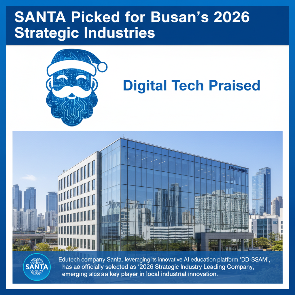SANTA Picked for Busan's 2026 Strategic Industries, Digital Tech Praised