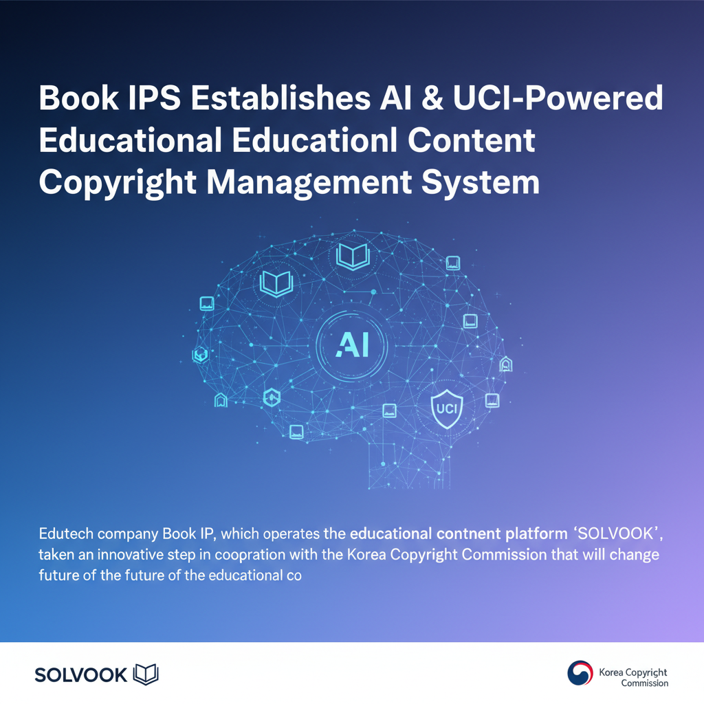 Book IPS Establishes AI & UCI-Powered Educational Content Copyright Management System