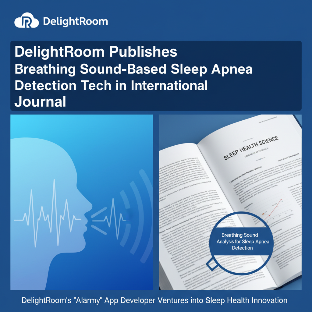 DelightRoom Publishes Breathing Sound-Based Sleep Apnea Detection Tech in International Journal