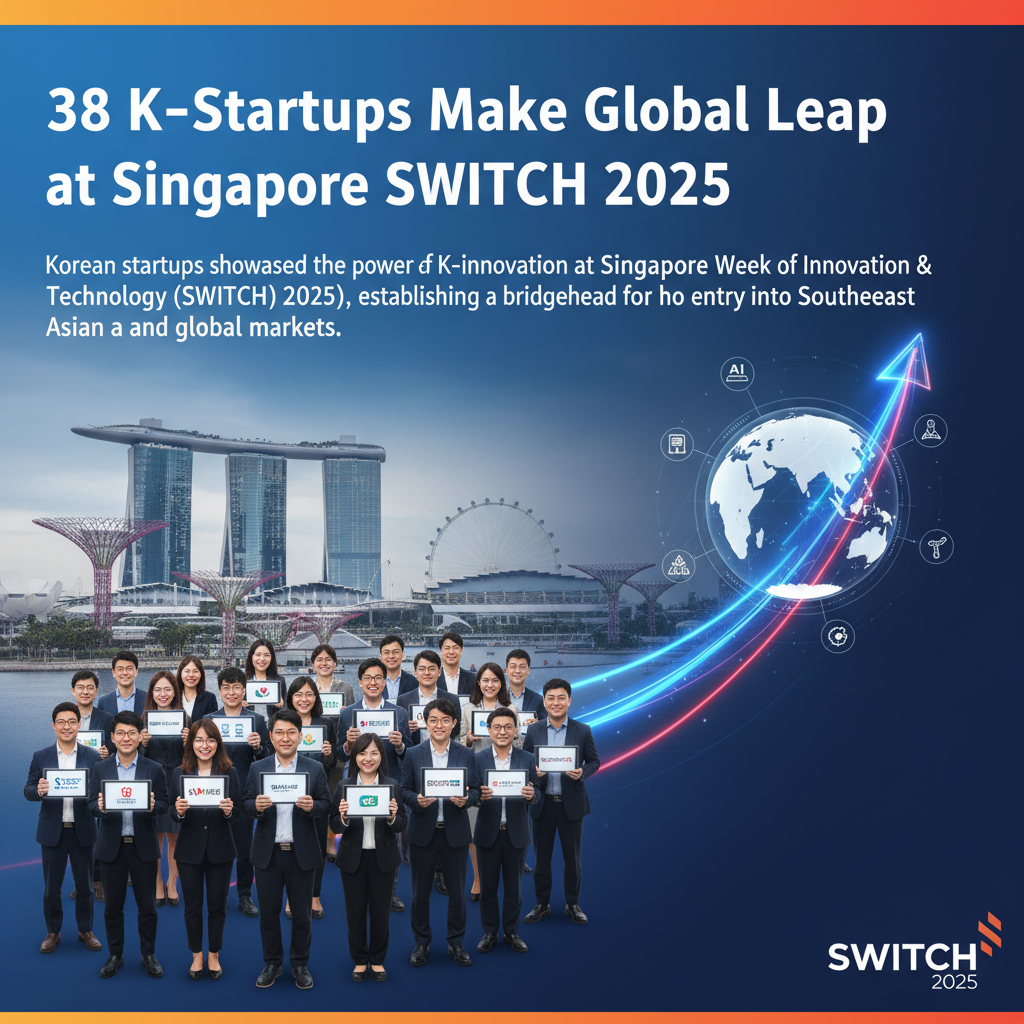 38 K-Startups Make Global Leap at Singapore SWITCH 2025